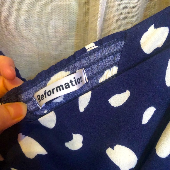 NWOT Reformation Sigmund Dress in Sold Out Splatter Print - Picture 9 of 14